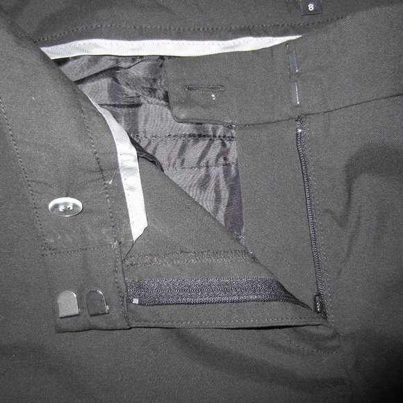 4/$20 Haggar Black Dress Pants w/ traveler crease - Picture 6 of 9